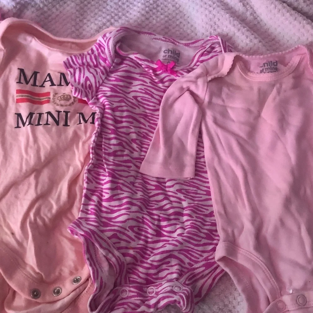 Pink Girls' Pajama Onesie Set - Soft Cotton Sleepwear